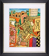 Cosmic Force in the Village (Framed)