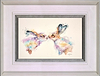 Tangled Whiskers- Kissing Hares (Framed)