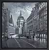 A Quiet City Day (Framed)
