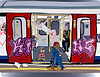King and Camilla On Tube