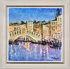 Oldest On The Canal- Rialto Bridge, Venice (Framed)