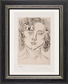 Mlle M.M. from Cinquante Dessins, 1920 (Framed)