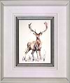 Alert - Red Stag (Framed)