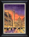 Evening Lights- Newcastle (Framed)