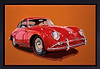 1955 Porsche 356 Continental Coupe (Framed)