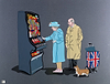 Queen on Fruit Machine