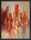 Vibrant Harbour II (Framed)