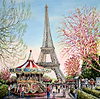 Jardin du Trocadero Carousel, Paris