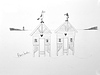 Seagull on a Beach Hut (sketch)