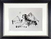 Egyptian Pyramids II (Sketch) (Framed)