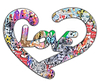 Love Heart II -Wall