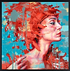 Dreamers (red series 75) (Framed)
