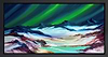 Northern Lights From A Mountain Top (Framed)