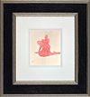 Red wash III (Framed)