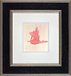 Red wash III (Framed)