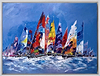Sailing With Friends II (Framed)