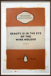 Beauty is in the Eye of the Wine Holder (Framed)