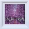 Purple World IV (Framed)