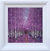 Purple World IV (Framed)