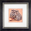 Meerkat Family Portrait (Framed)