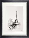 Eiffel Tower III (Sketch) (Framed)