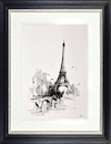 Eiffel Tower III (Sketch) (Framed)