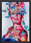Queen of Butterflies (Framed)