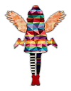 Angel Cake - Geo Stripe (Framed)