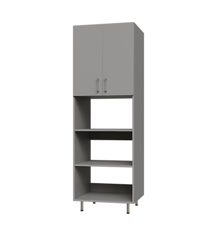 Upper Door Garage Tall Shelf Tower