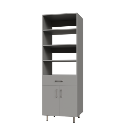 Lower Door, 1 Drawer Garage Tall Shelf Tower
