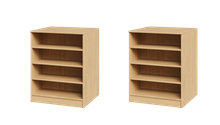Natual Oak adjustable shelves adjustable shelves