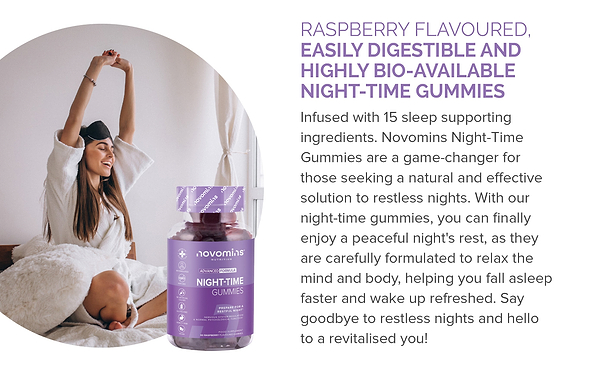 Useful information about Novomins Night Time Gummies