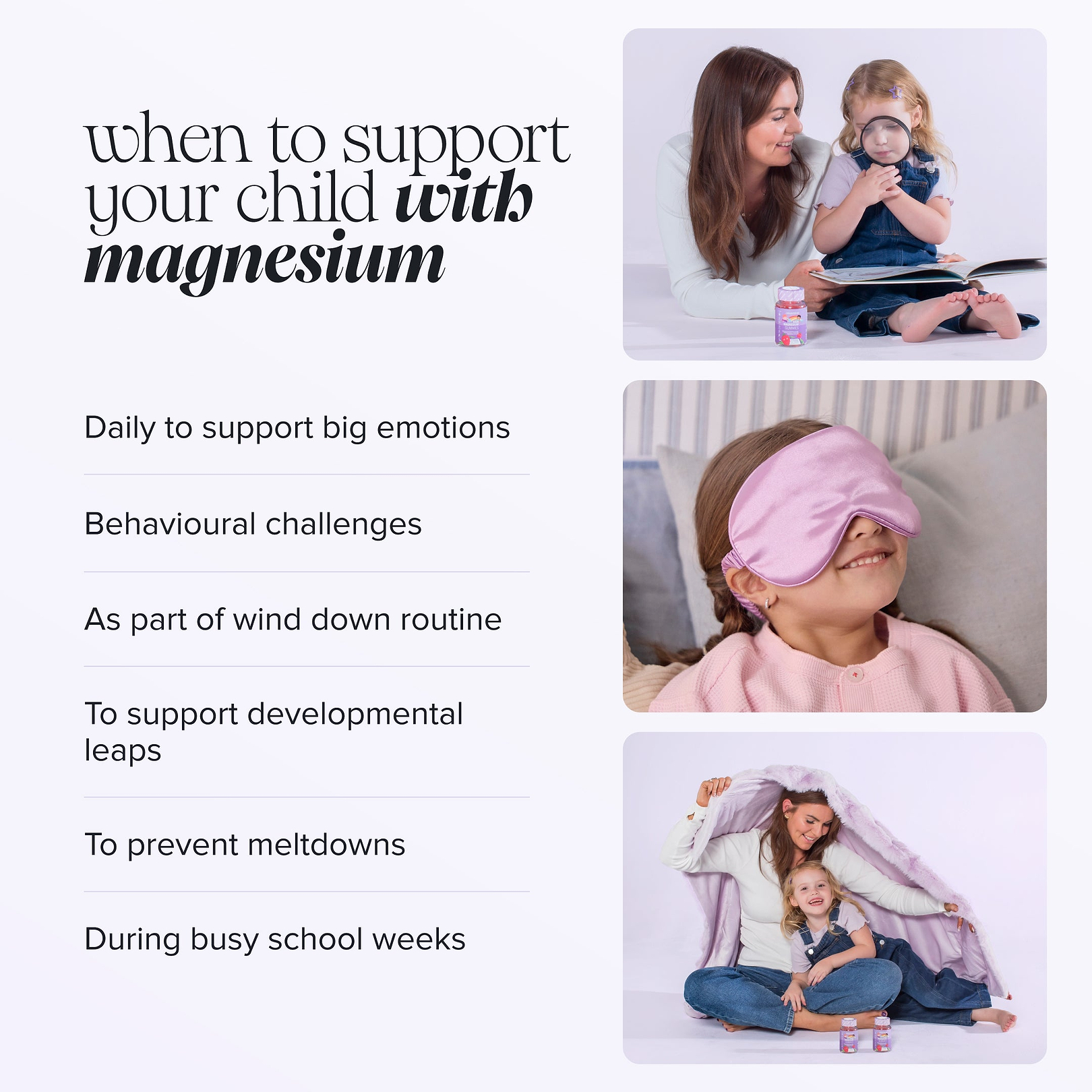 when to support your child with magnesium