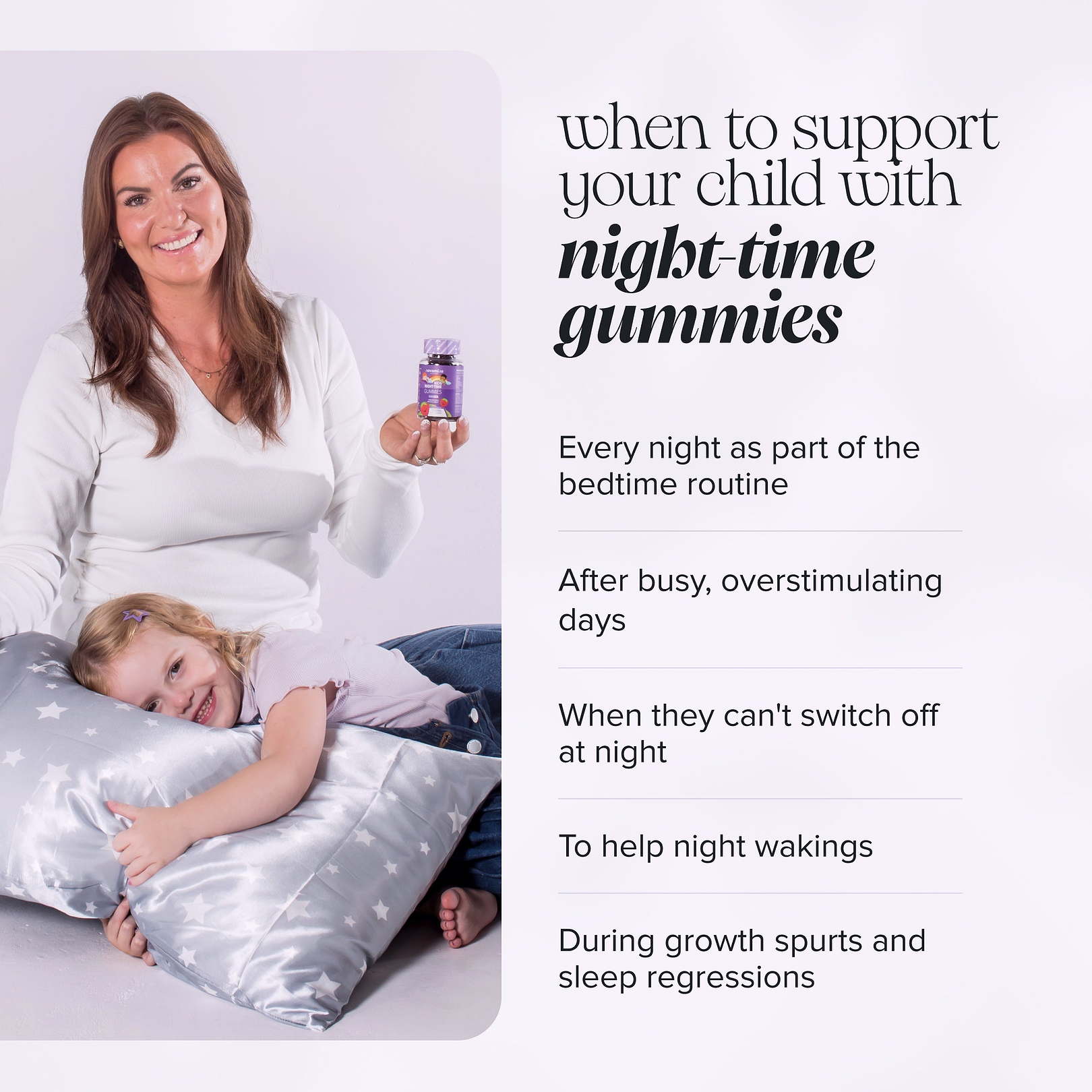 when to use kids night-ime gummies