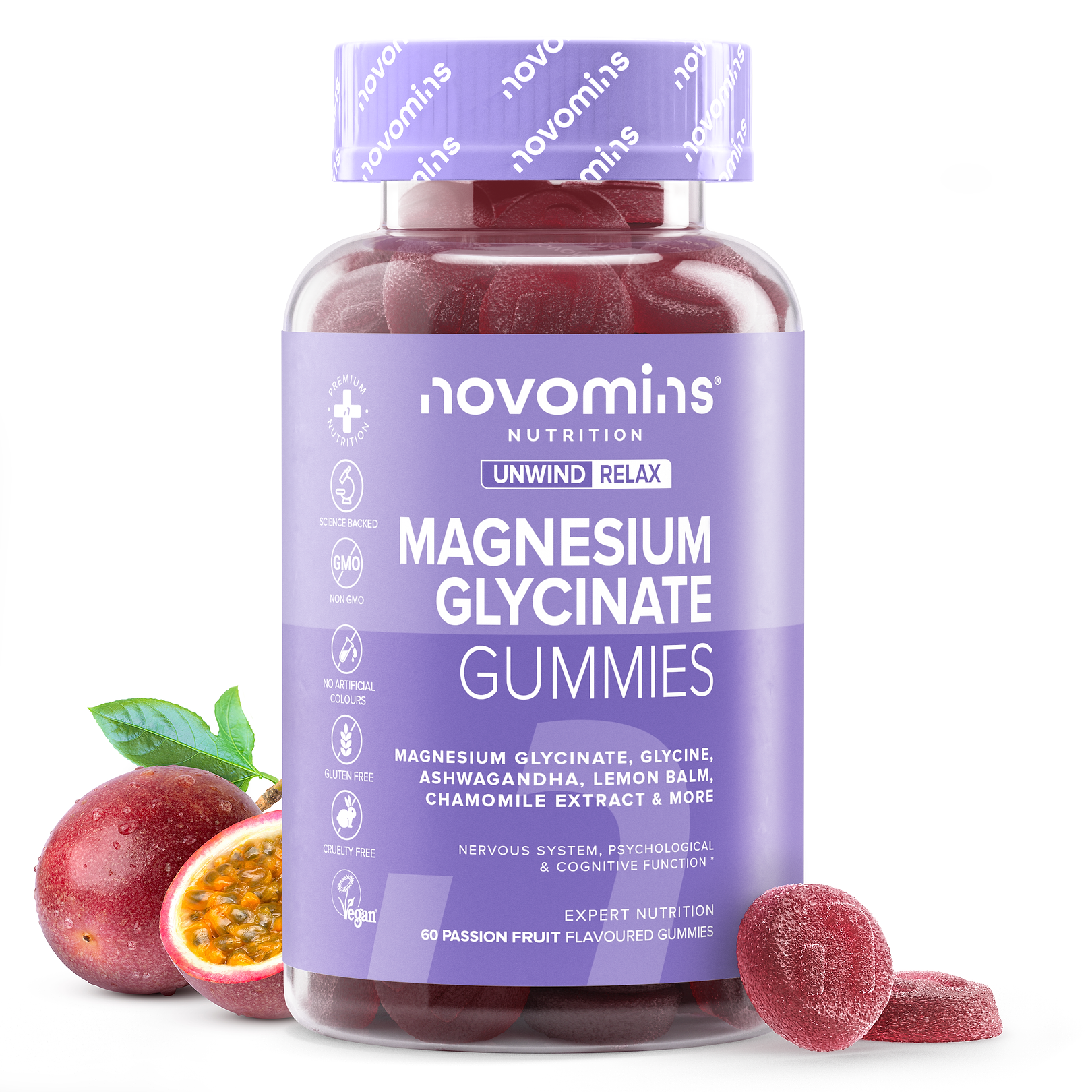 Novomins Magnesium Glycinate Gummies