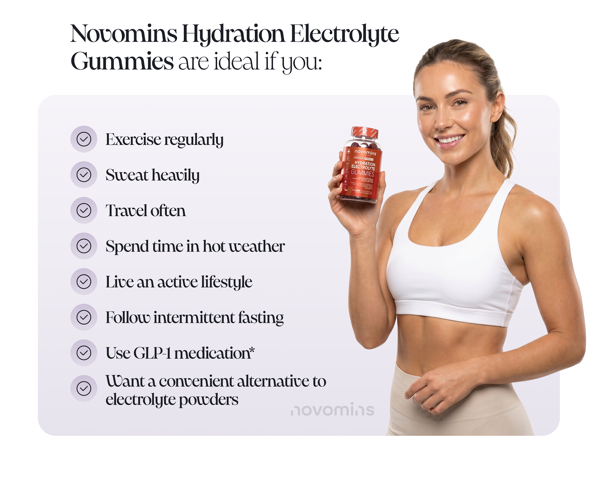 Why Novomins Hydration Electrolyte Gummies