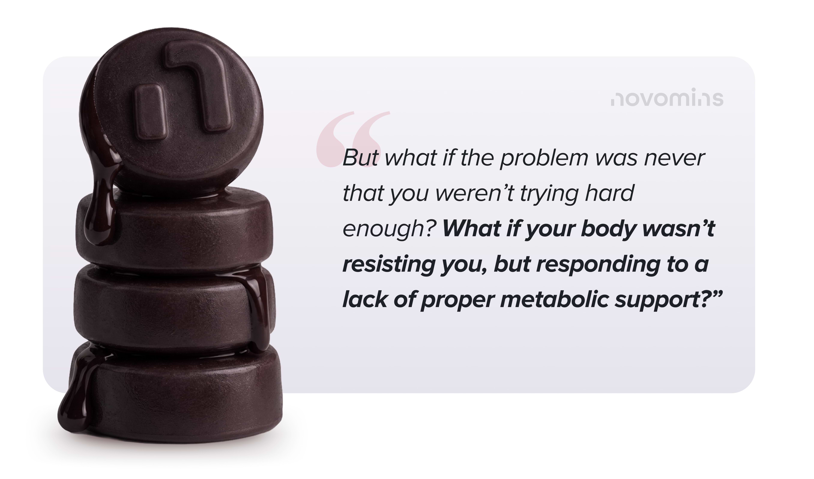 But what if the problem was never that you weren’t trying hard enough? What if your body wasn’t resisting you, but responding to a lack of proper metabolic support?”