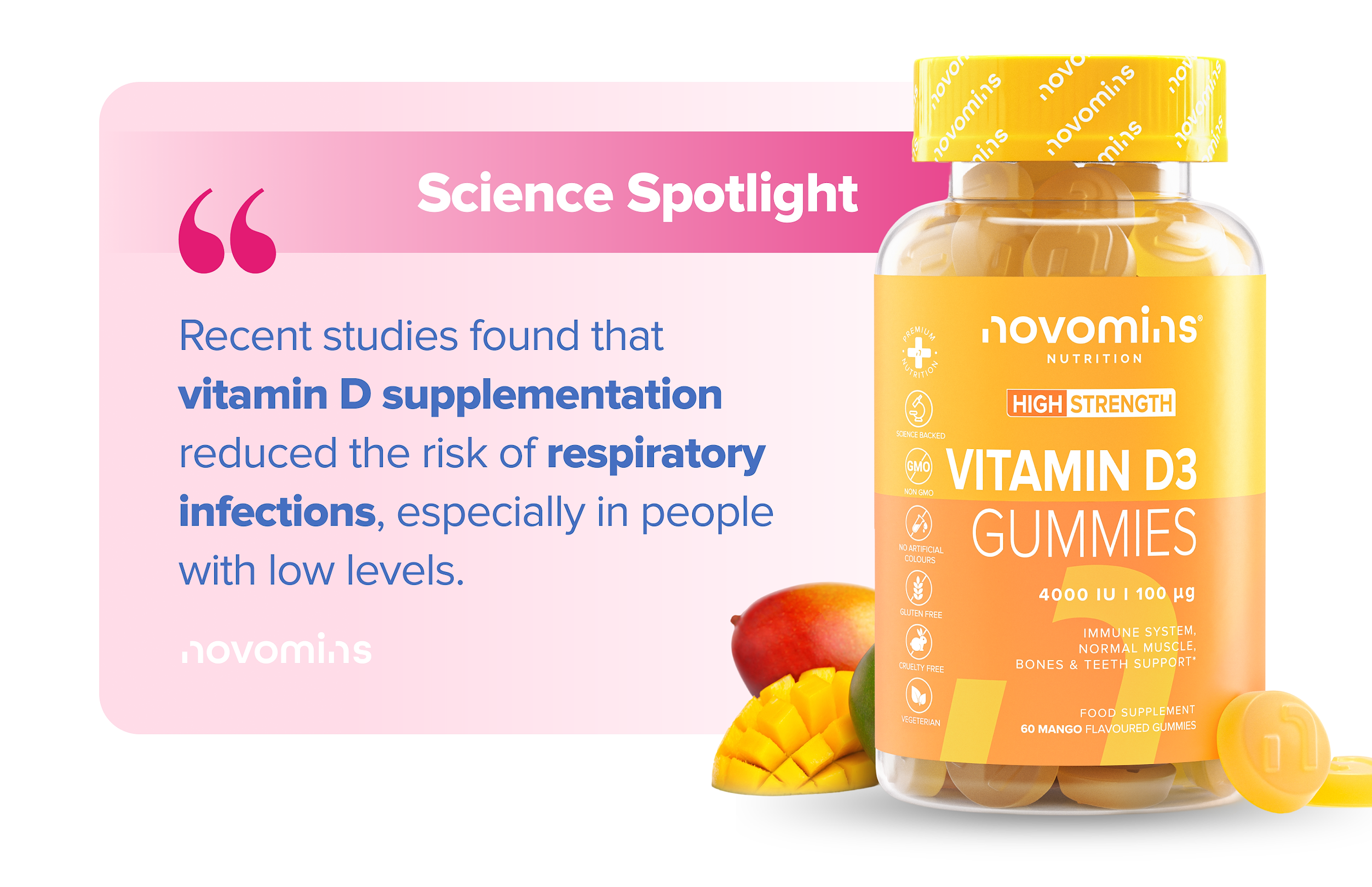 Vitamin D & Immunity. Vitamin D Gummies