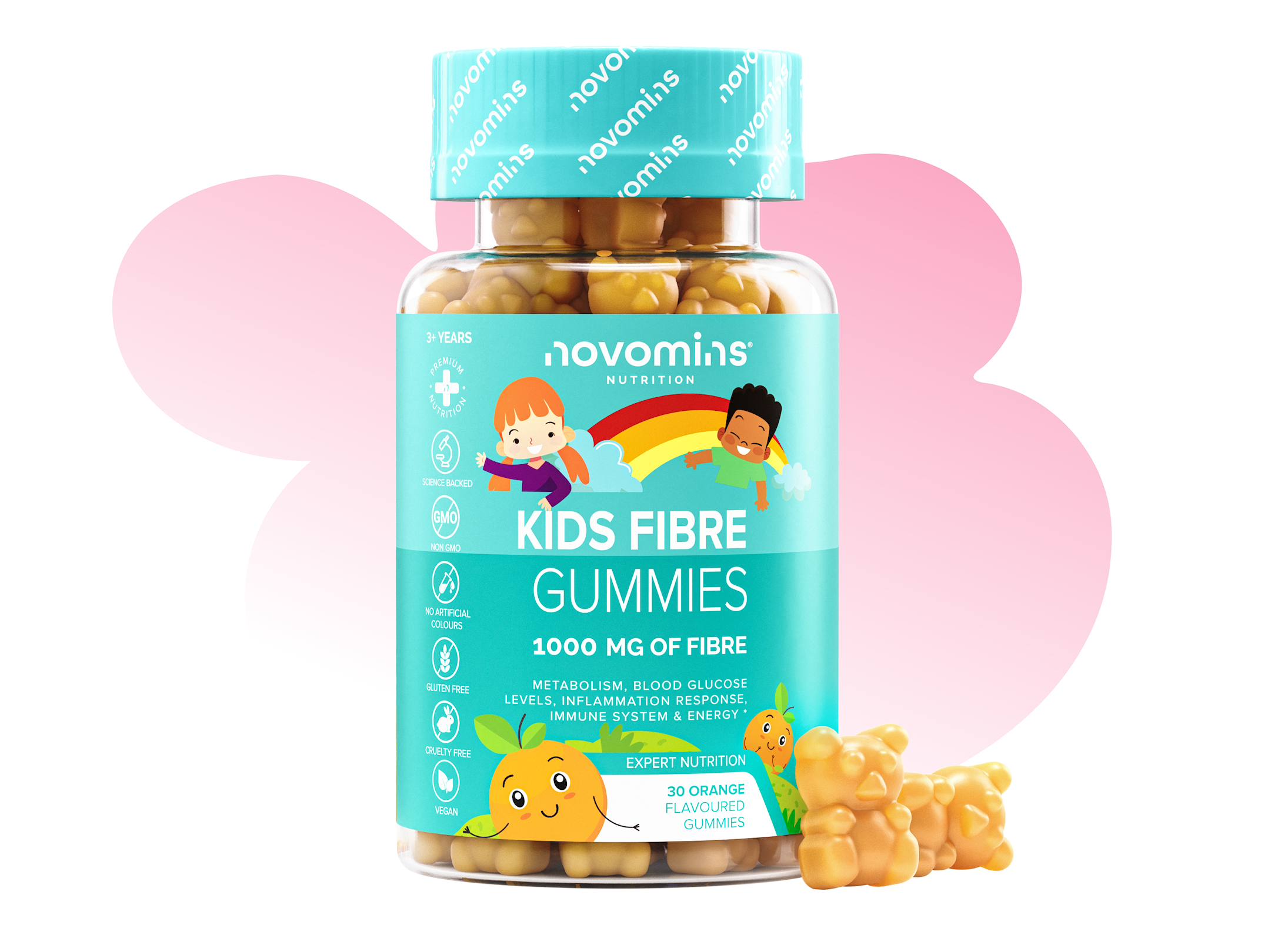 Kids Fibre Gummies. Fiber for Kids
