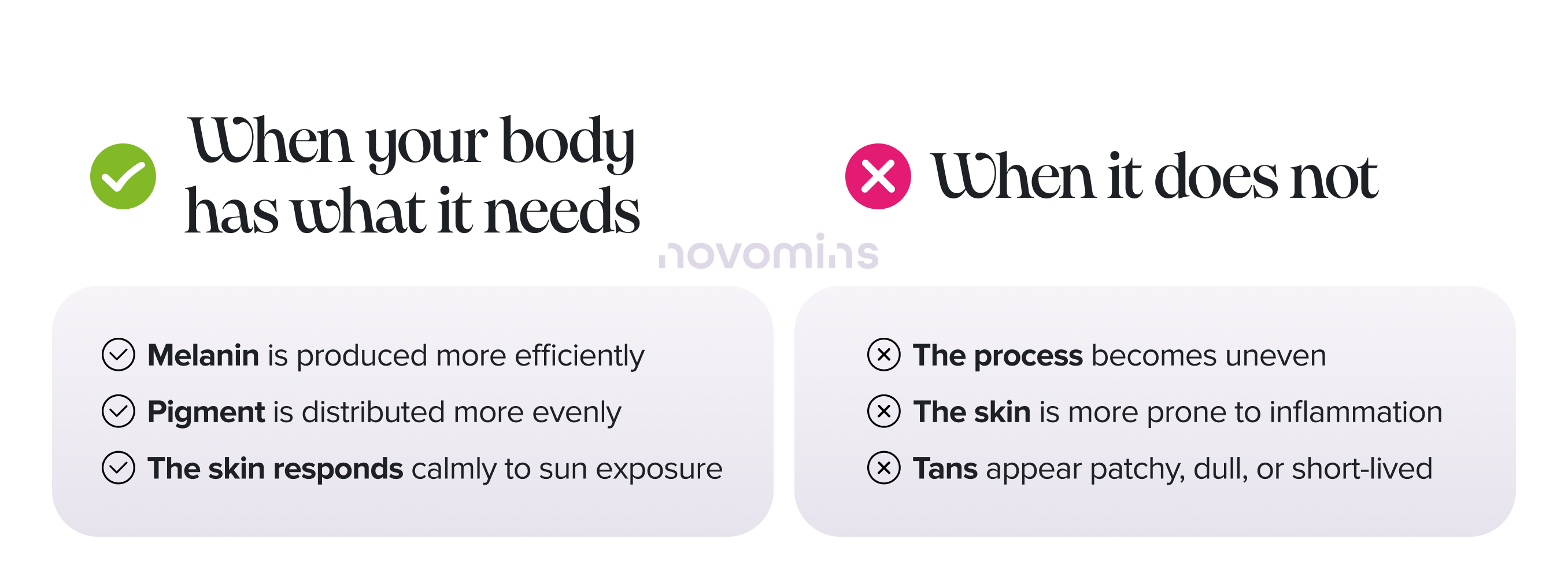 What influences your tan?