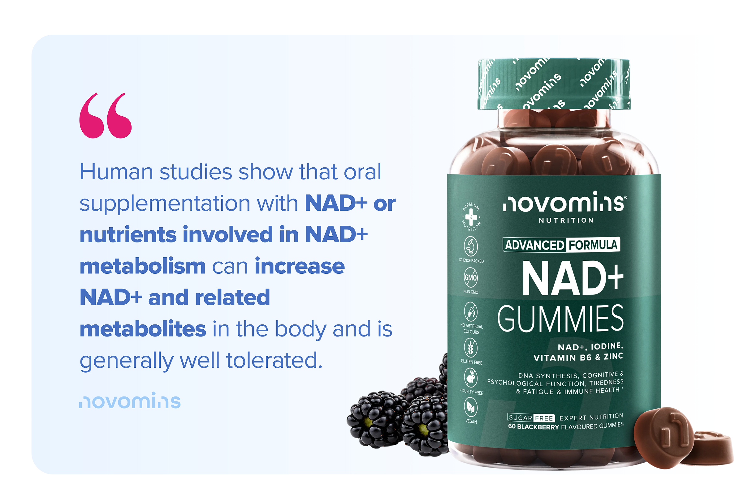 oral supplementation with NAD+ can increase NAD+ and related metabolites in the body