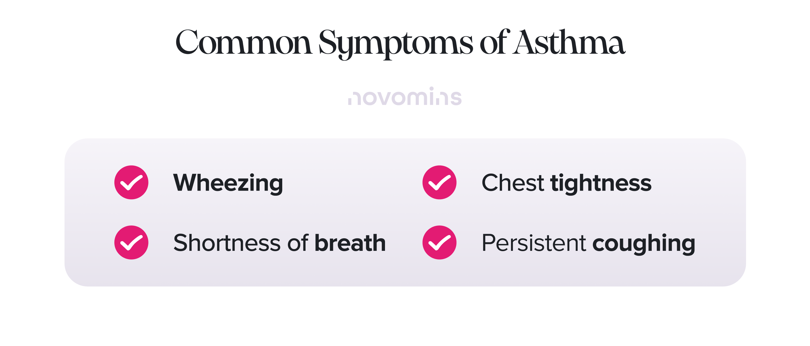 Common Symptoms of Asthma