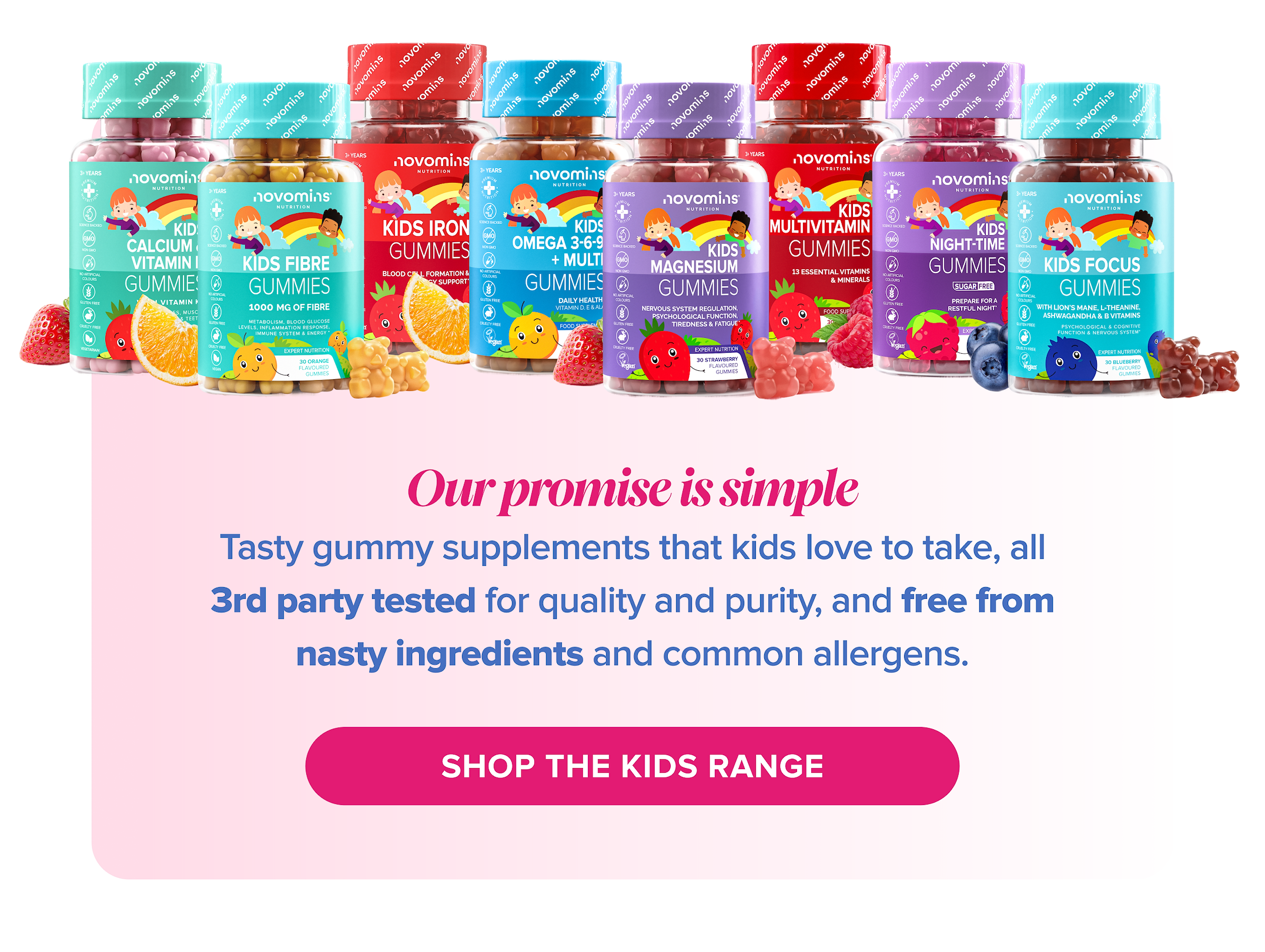Novomins Kids Gummy Supplements