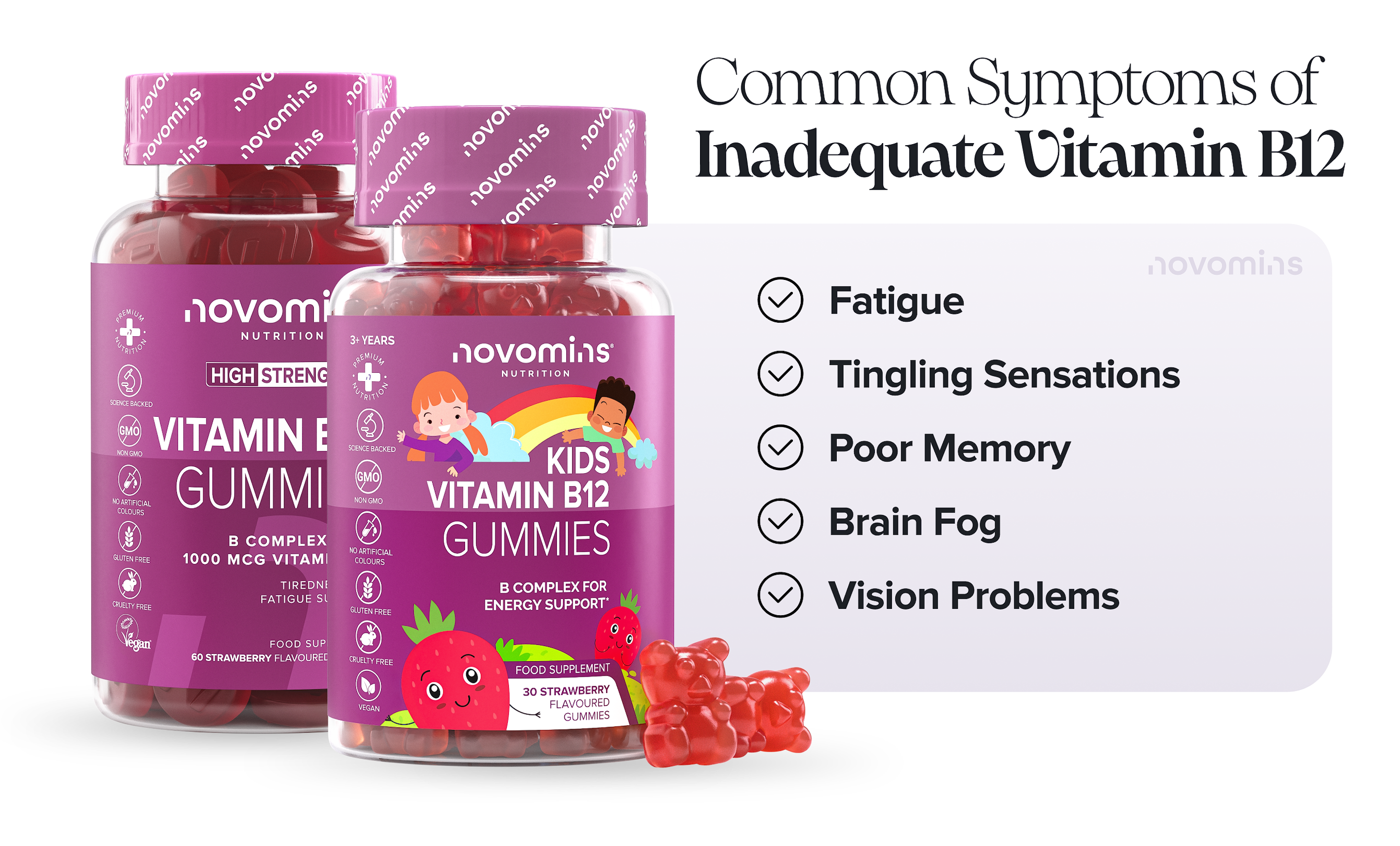 Common Symptoms of Inadequate Vitamin B12