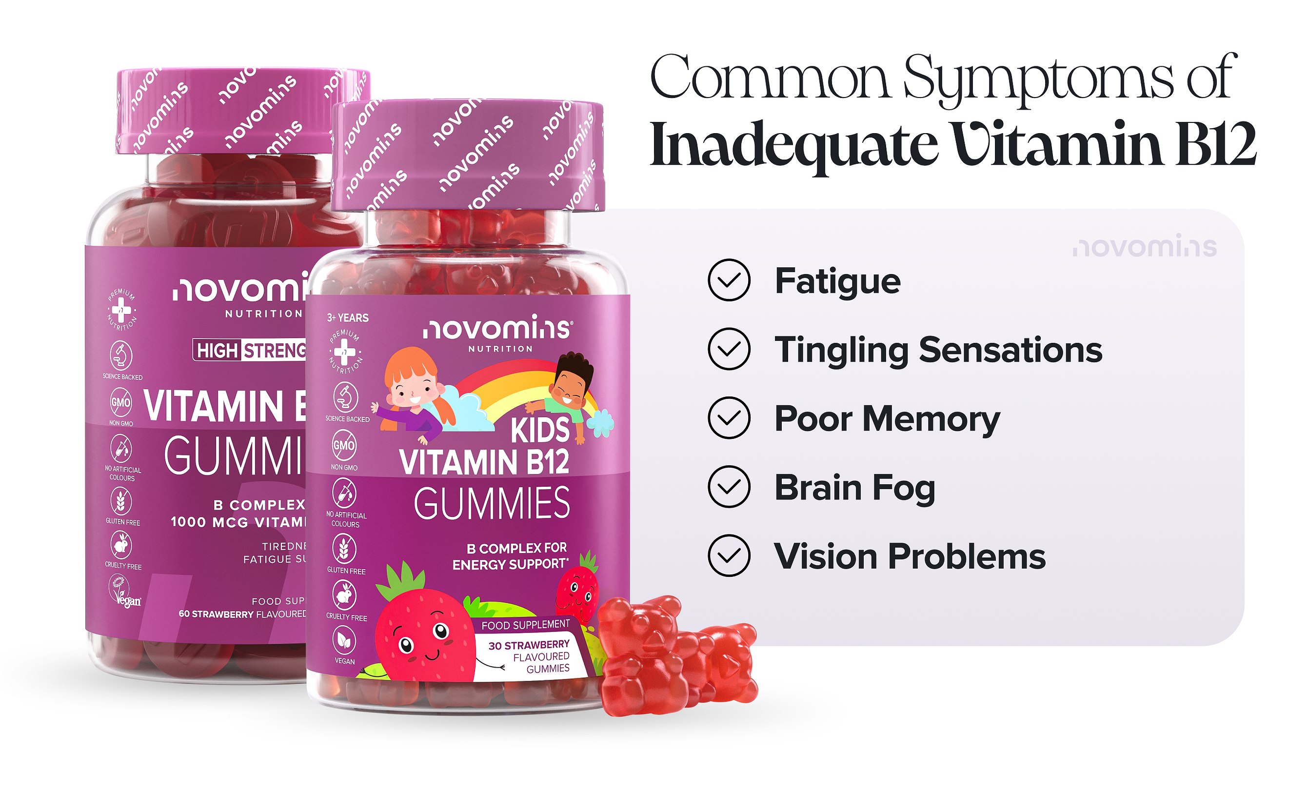 Common Symptoms of Inadequate Vitamin B12
