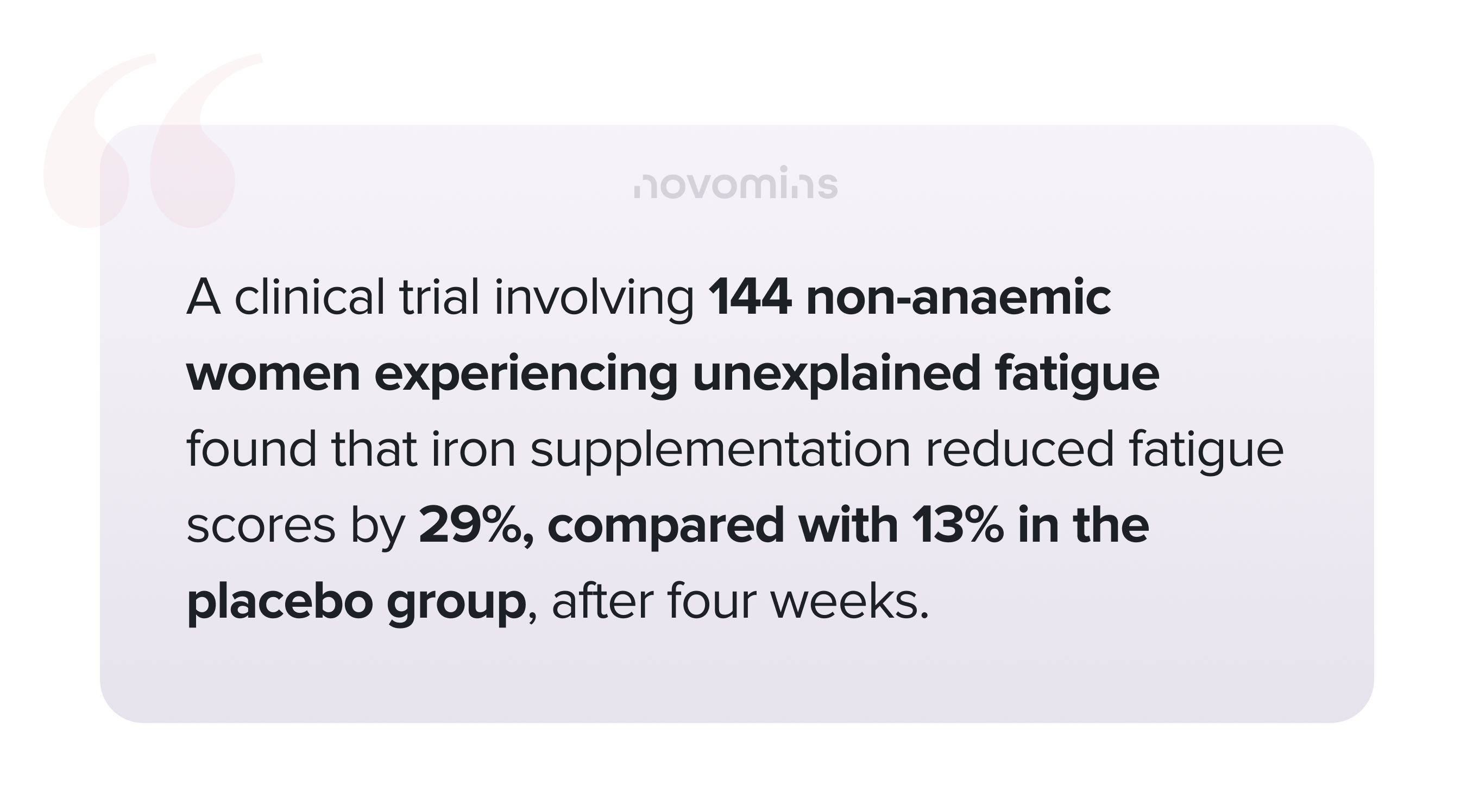 Iron Deficiency in Women