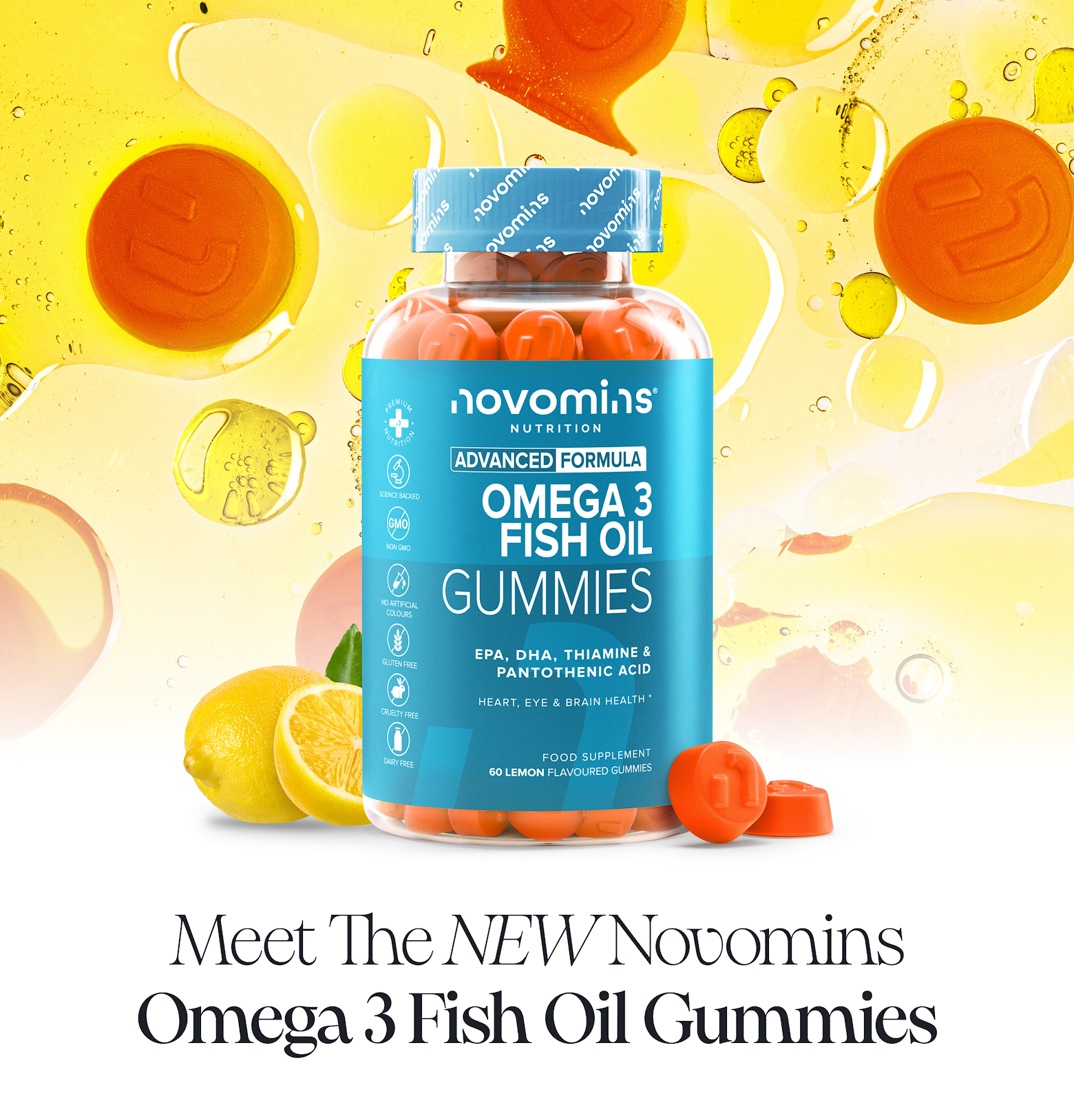 Novomins Omega-3 Fish Oil Gummies