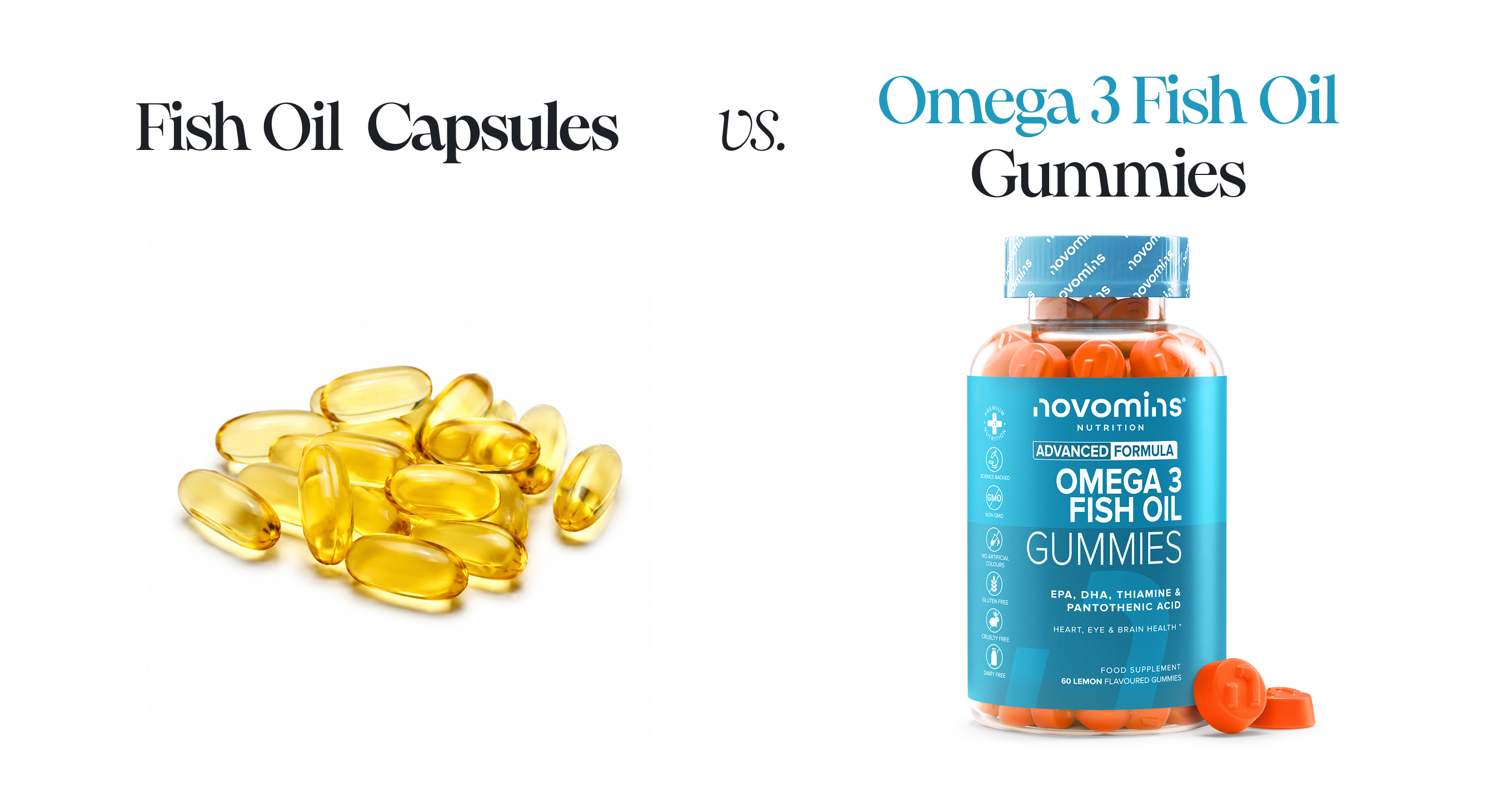 Fish Oil Capsules vs Fish Oil Gummies