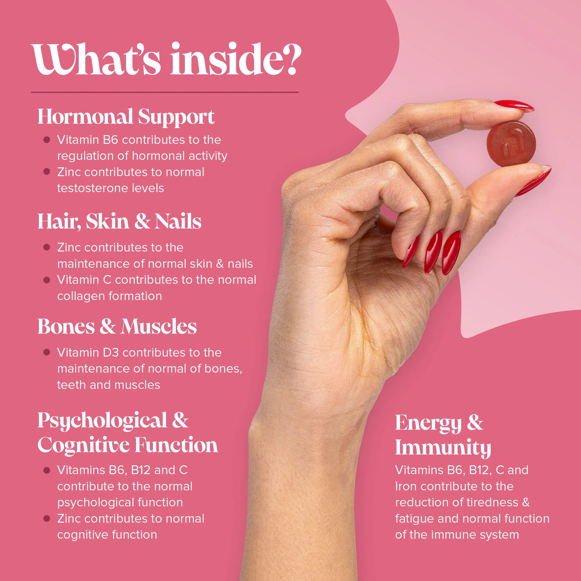 menopause and perimenopause supplements for hormone balance for women cognitive and psychological function, bones, muscles, energy and immunity