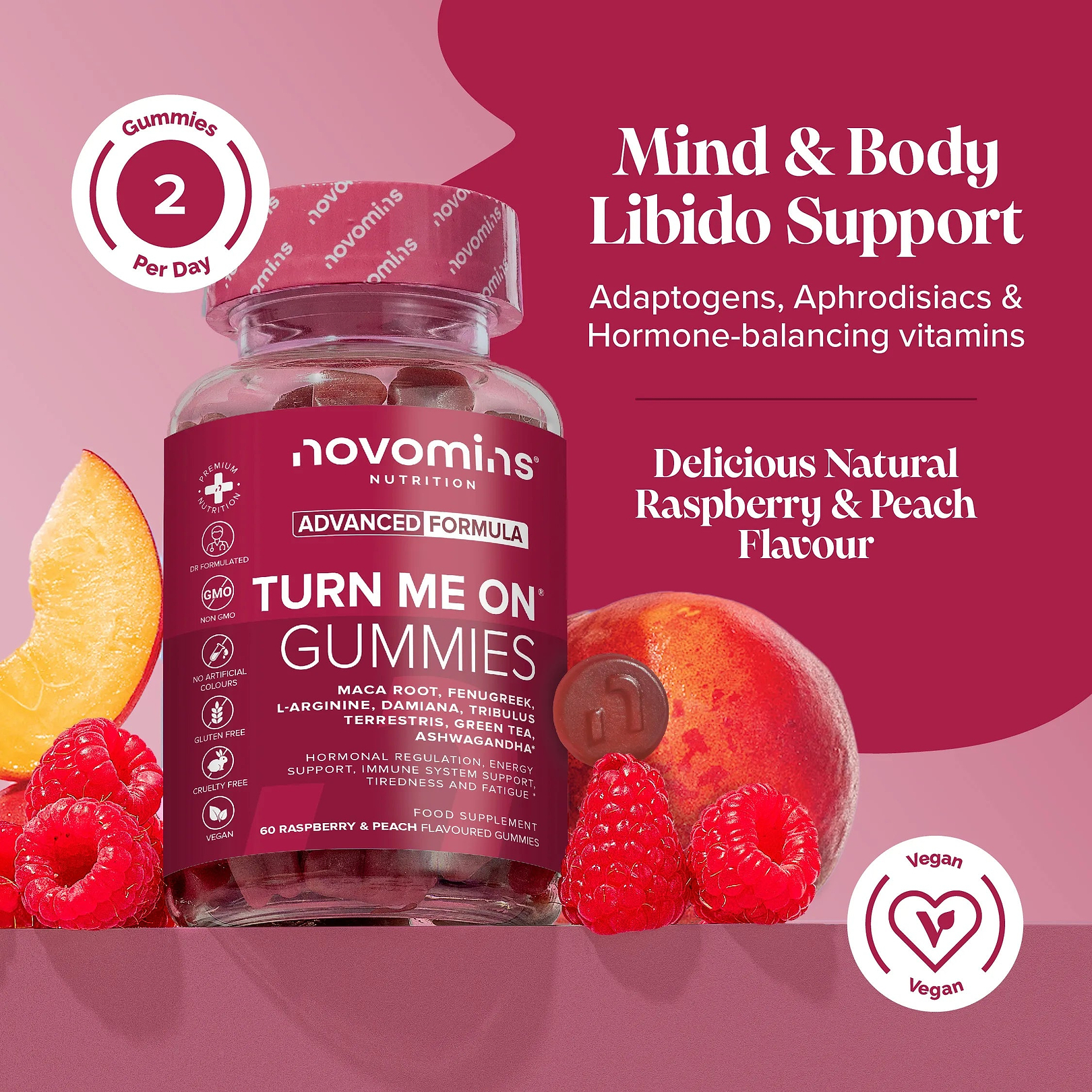Novomins Turn Me On Gummies
